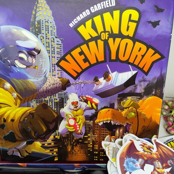 King Of New York Board Game Iello Games Base Core Richard Garfield Complete - Picture 2 of 11